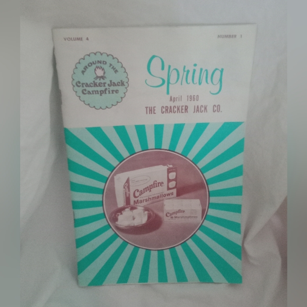Vintage Cracker Jack Company Quarterly Ephemera Mid Century Modern 1960 Booklet